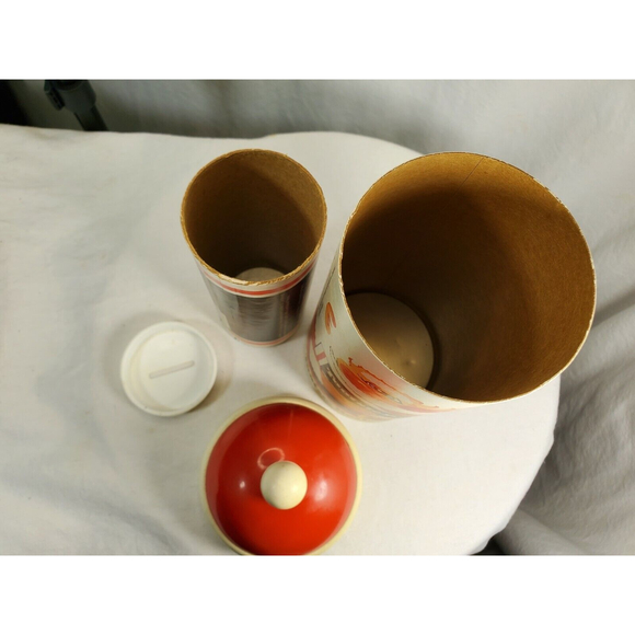 Vintage Tootsie Roll Christmas Santa Cardboard Container & Bank Collectibles - Picture 7 of 12